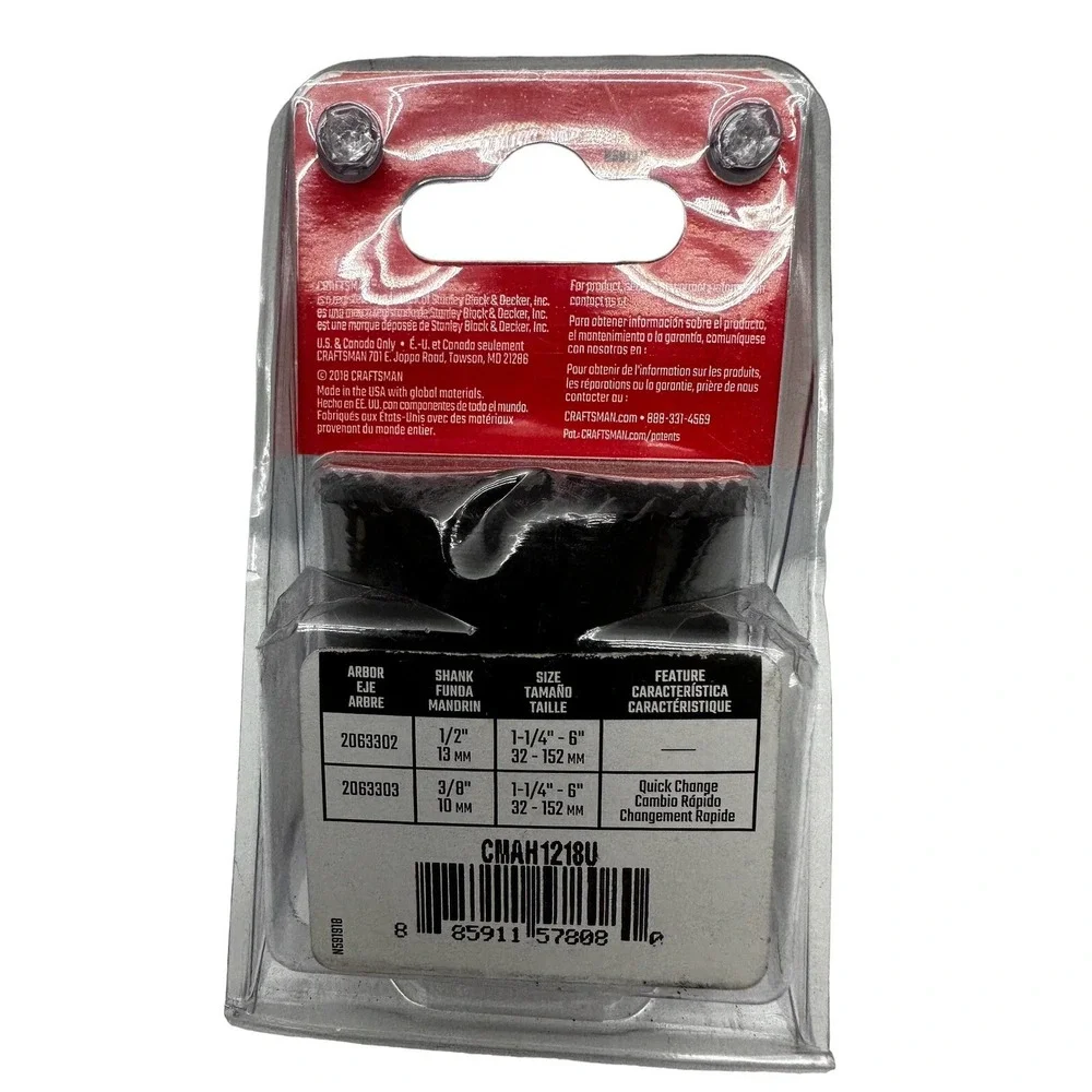 ***NEW*** CRAFTSMAN Bi-Metal Non-Arbored Hole Saw Size 2 1/8